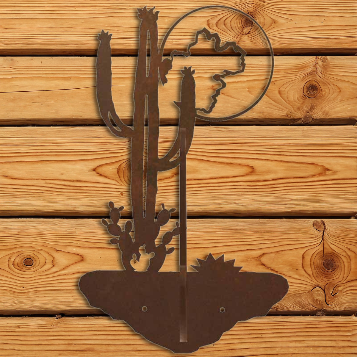 CH-5227 Desert Moon Double Coat Hook Burnished