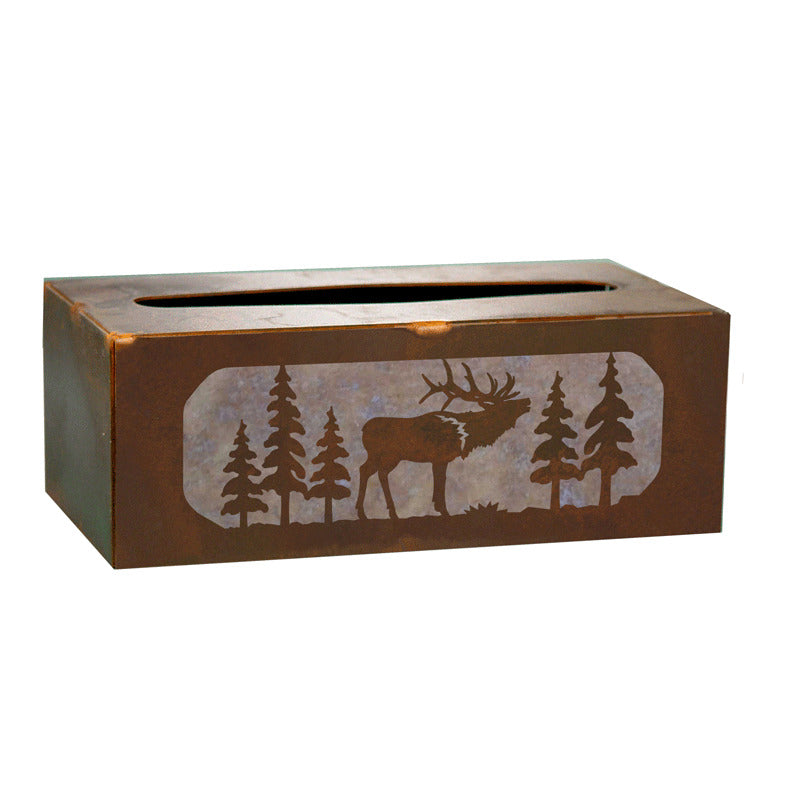 TC-9218 Elk Rectangle Tissue Box Cover