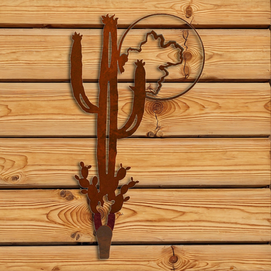 CHL-122 Desert Moon Large Single Coat Hook Burnished
