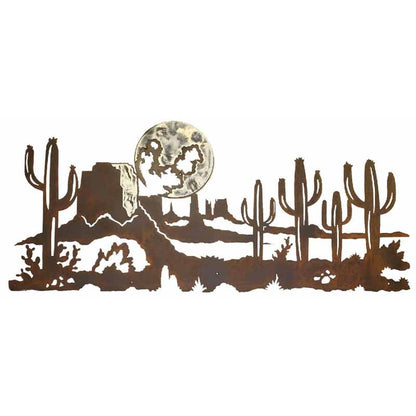 Desert Scene 57" Burnished Wall Art