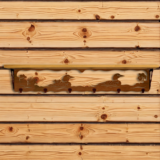 SW-5719 Loon 42" Coat Hook Shelf