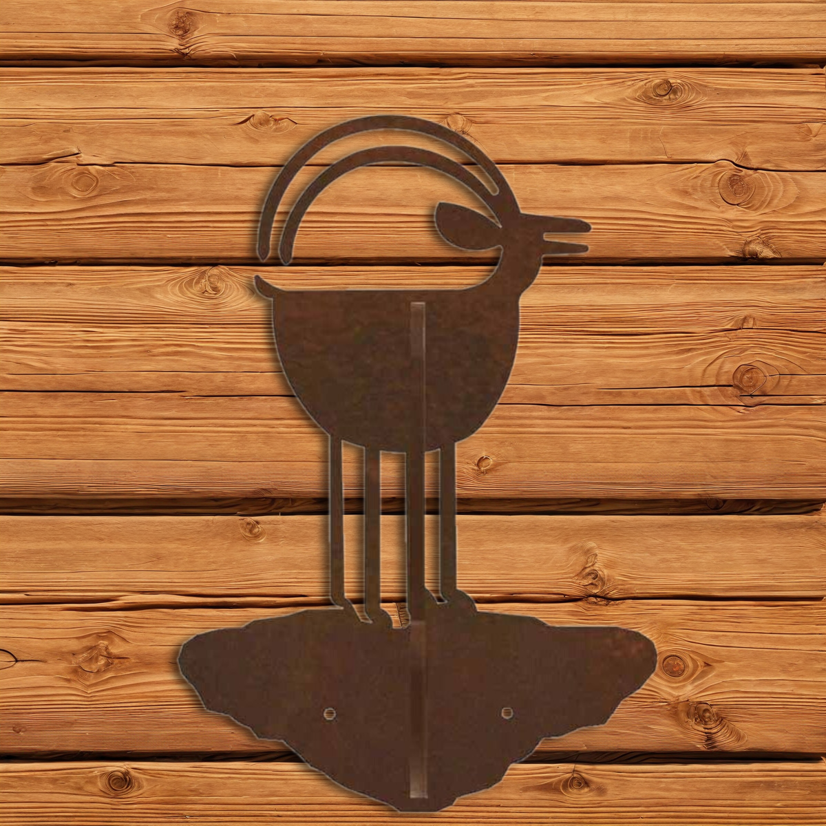 CH-5278 Ram Goat Double Coat Hook