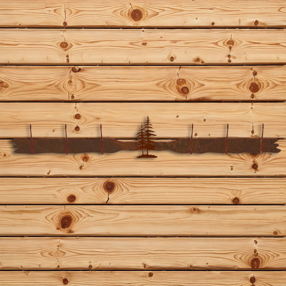 CH-5642 Double Pine Tree Six Hook