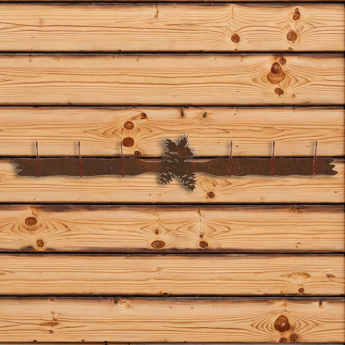 CH-5649 Pine Cone Six Hook