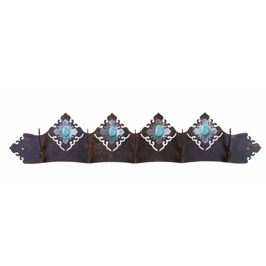 Turquoise Stone Scenic Five Hook