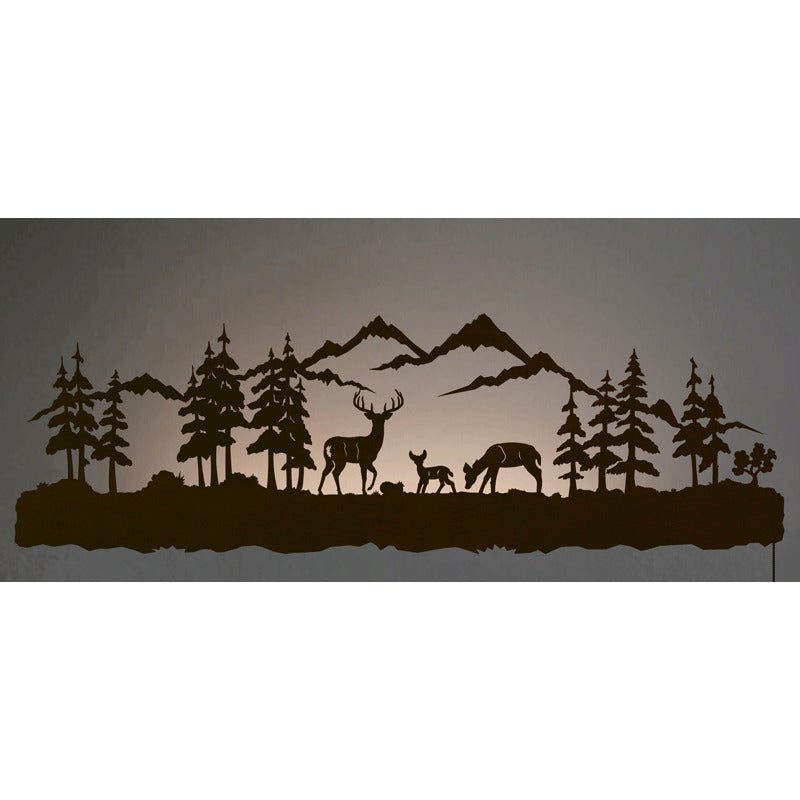 WA-9012 Deer Back Lite Wall Art