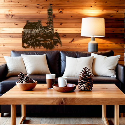 Lighthouse Wall Art - 30"