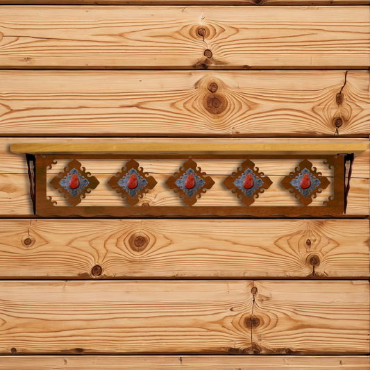 SW-7047 Red Jasper Stone 34" Shelf