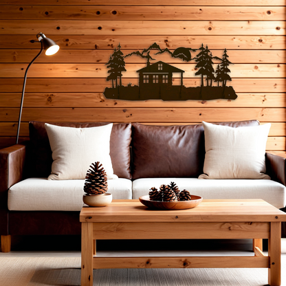 Cabin in the Pines Scenic Six Hook