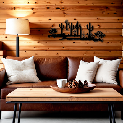 Desert Scene Wall Art - 42"