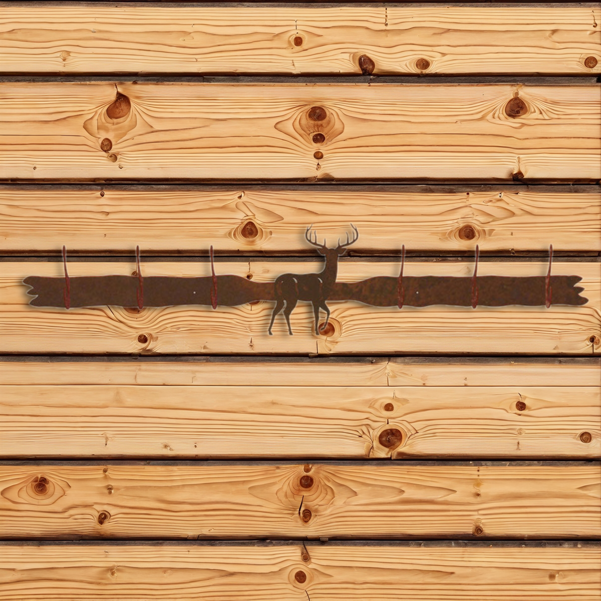 CH-5664 White Tail Deer Six Hook