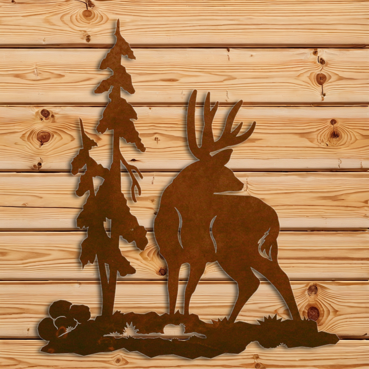 WA-3035 Mule Deer Wall Art - 30"
