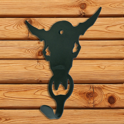 CH-5108 Buffalo Skull Single Coat Hook