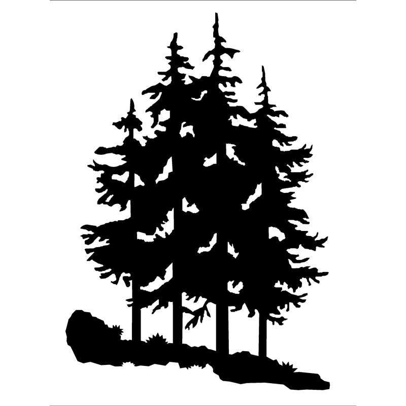 Pine Tree Wall Art - 30"