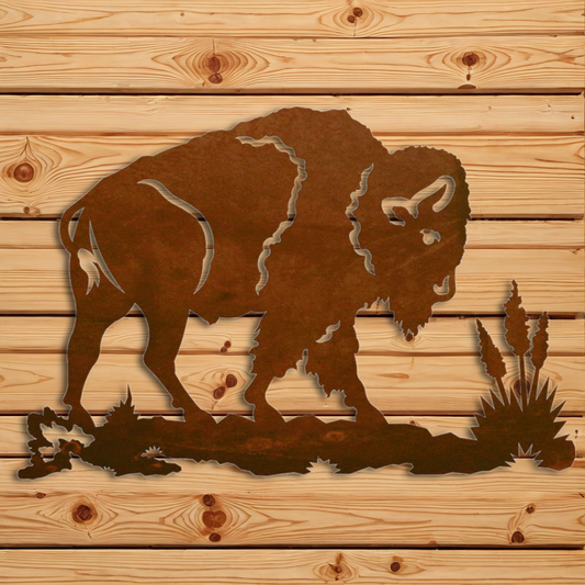 WA-3020 Buffalo Wall Art - 30"