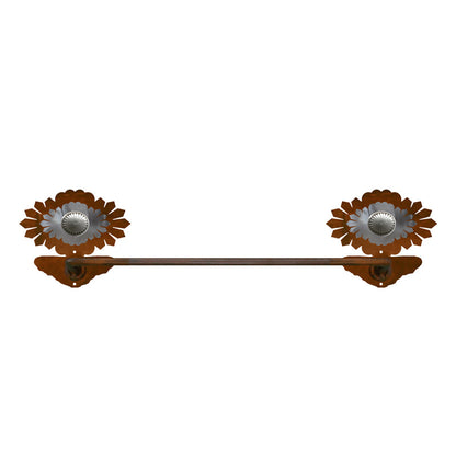 Sunburst Concho Hand Towel Bar