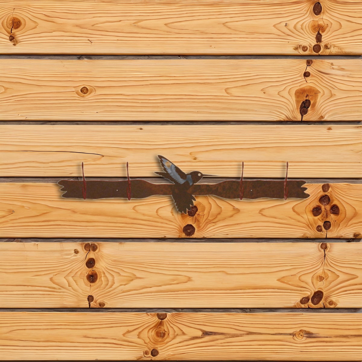 CH-5479 Hummingbird Burnished Four Hook