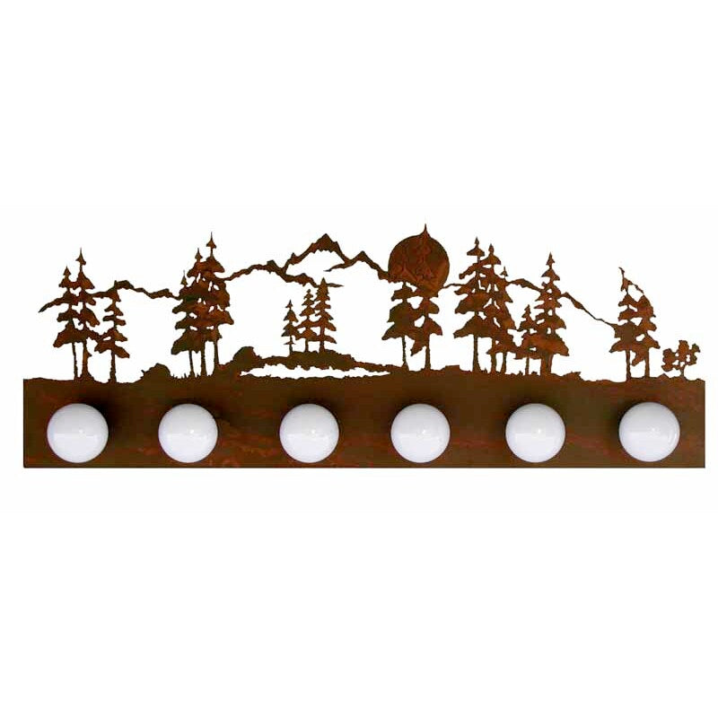 LST-7616 Mountain Six Light Vanity