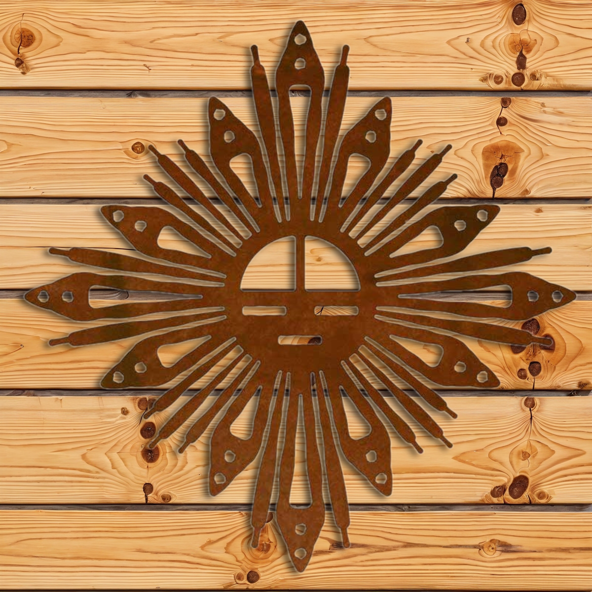 WA-3080 Sand Paint Sun Wall Art - 30"