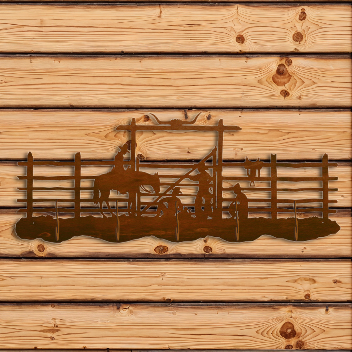 CH-5558 Cowboy Corral Scenic Five Hook