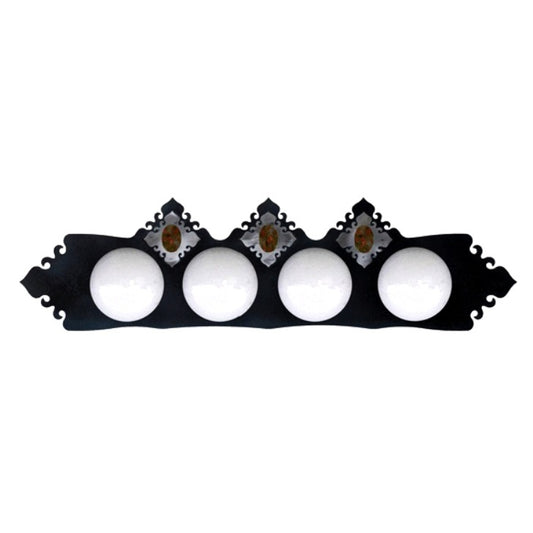 LST-7445 Unakite Stone Four Light Vanity