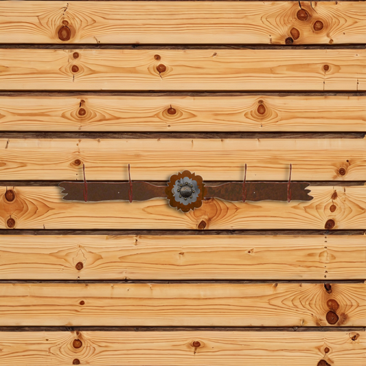 CH-4616 Round Silver Pico Concho Six Hook