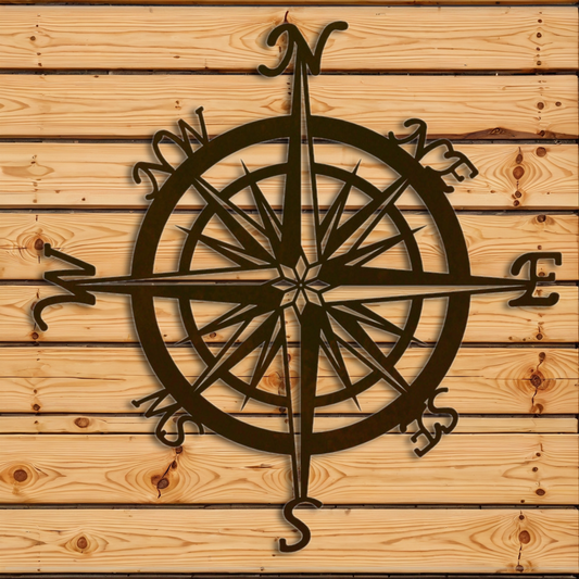 WA-3026 Compass Wall Art - 30"
