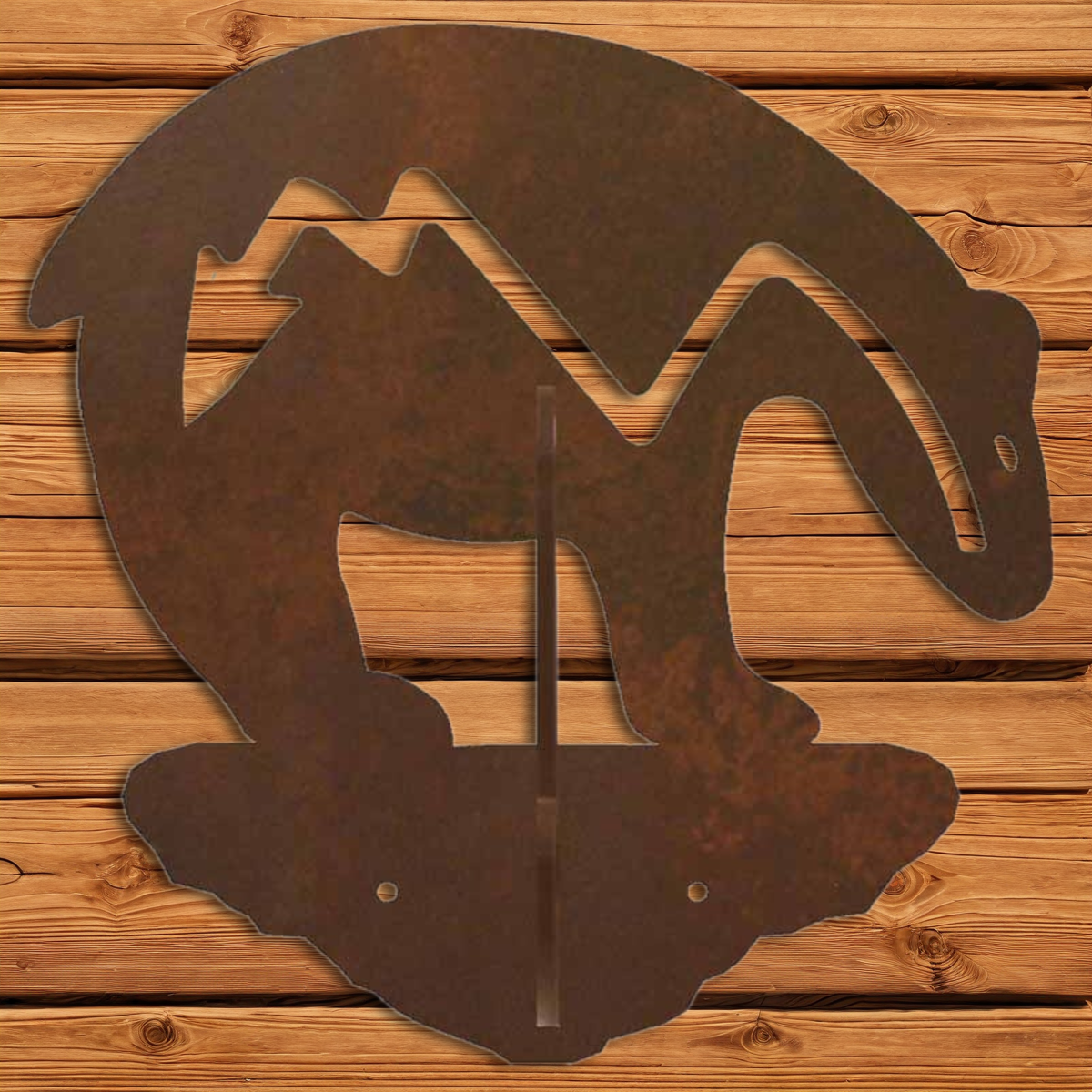 CH-5232 Fetish Bear Double Coat Hook Burnished