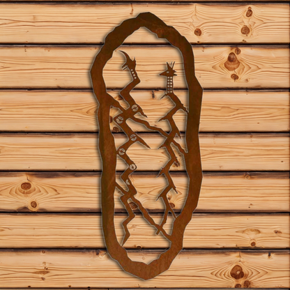 WA-4212 Feathered Serpents Petro Wall Art - 42"