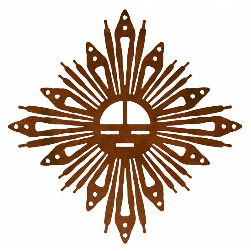 Sand Paint Sun Wall Art - 30"