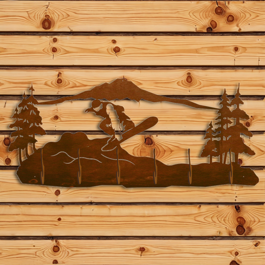 CH-5731 Snowboarder Scenic Six Hook