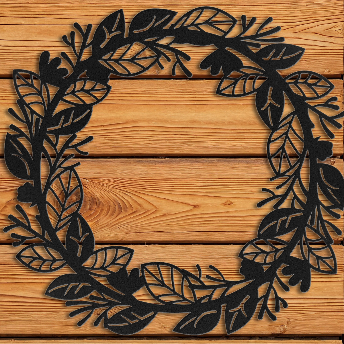 Leaf Wreath Wall Art
