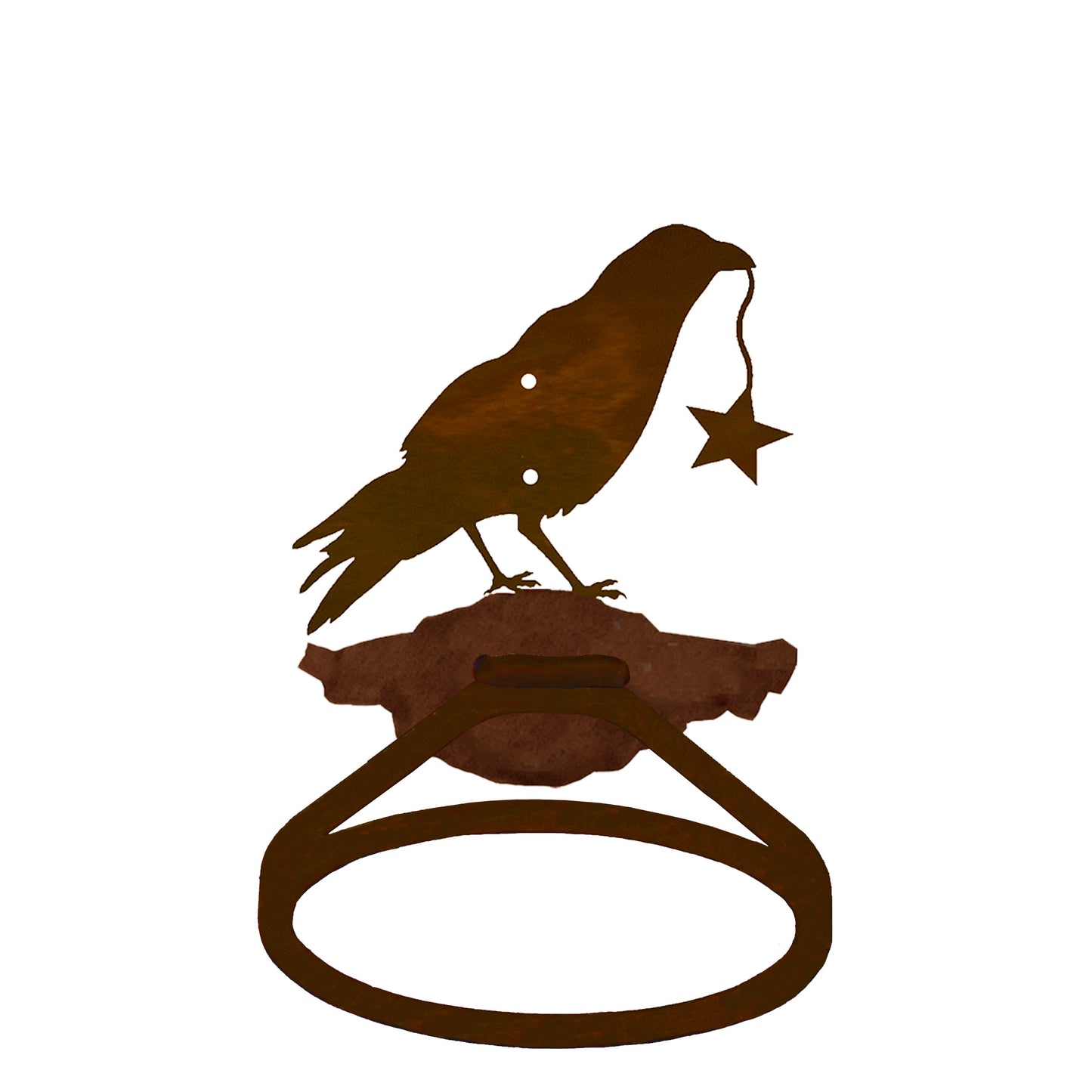 BA-8317 Crow Towel Ring