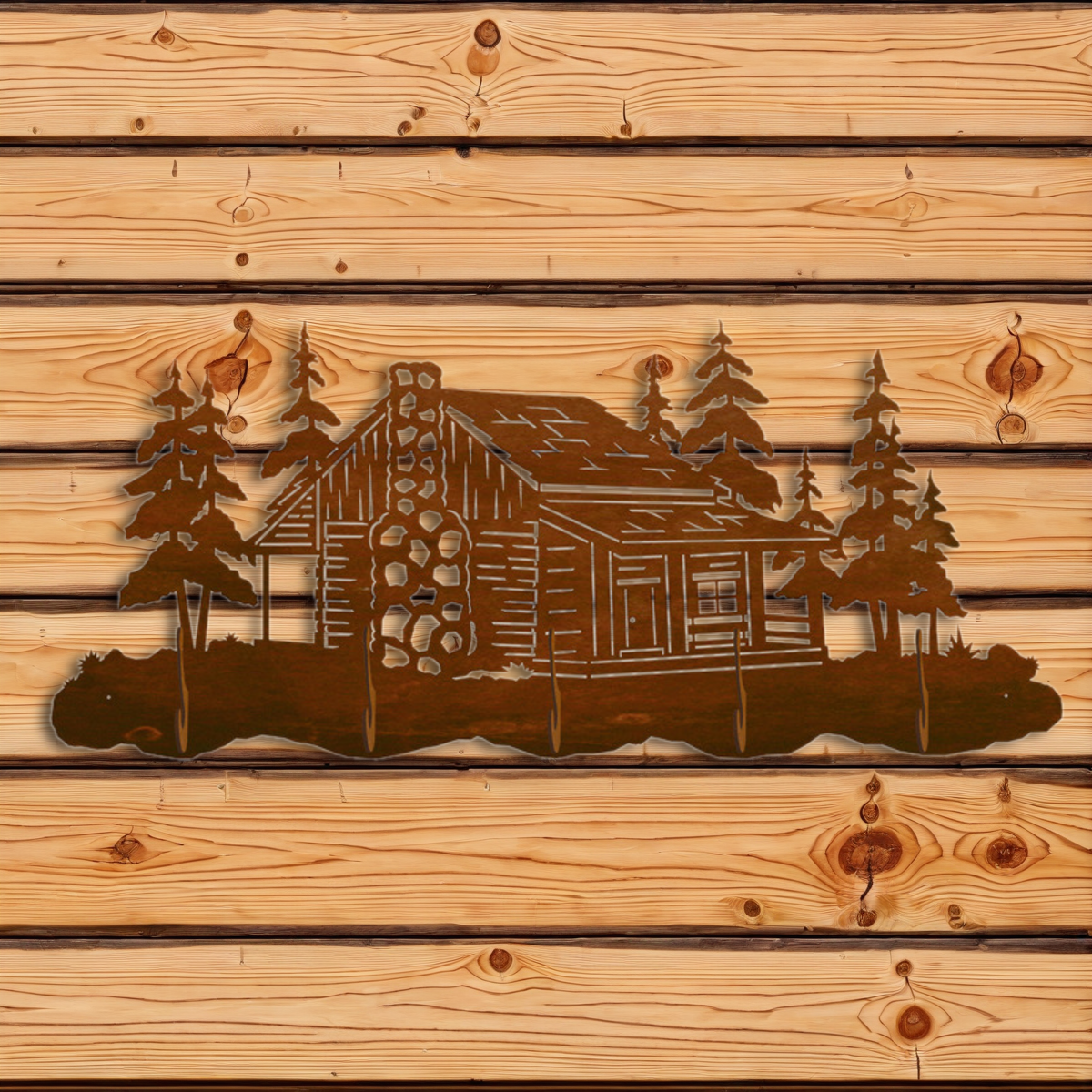 CH-5555 Cabin Scenic Five Hook