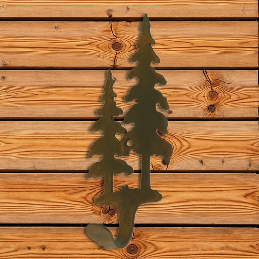 CH-5164 Pine Tree's Single Coat Hook