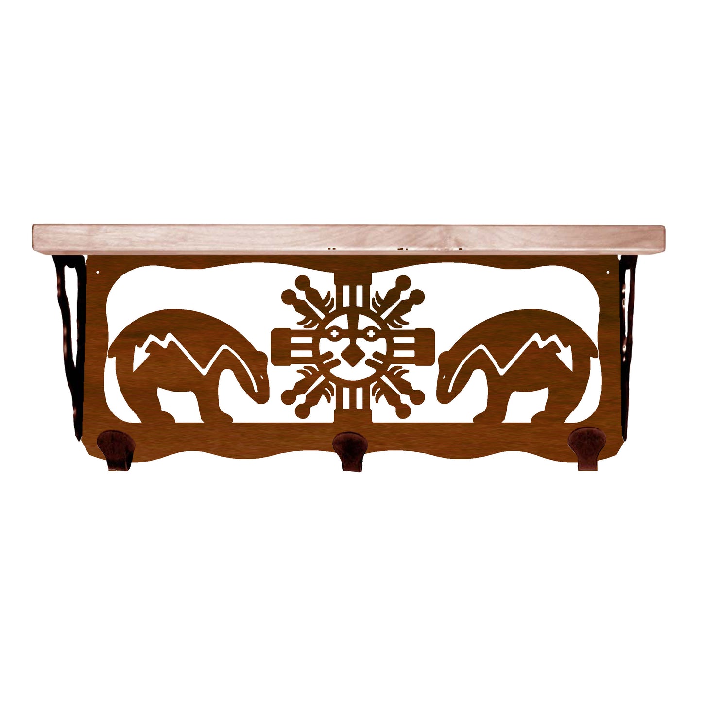 Fetish Bear 20" Coat Hook Shelf