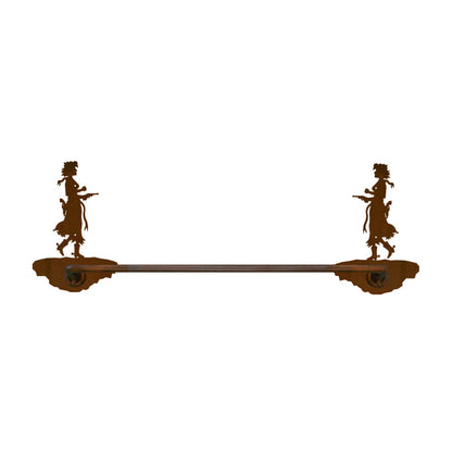 Pistol Cowgirl Hand Towel Bar