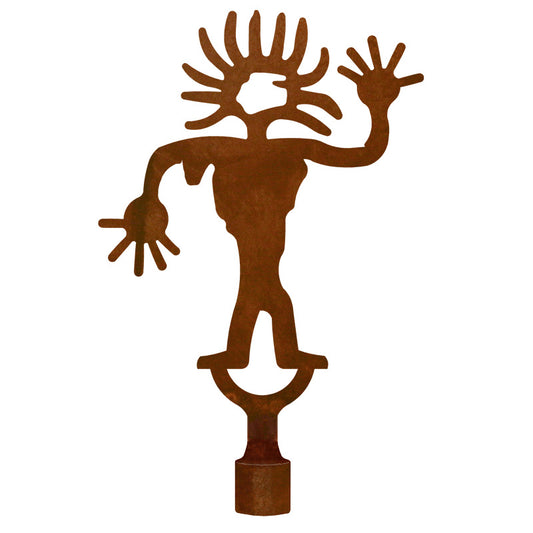 Sunhead Man Finial