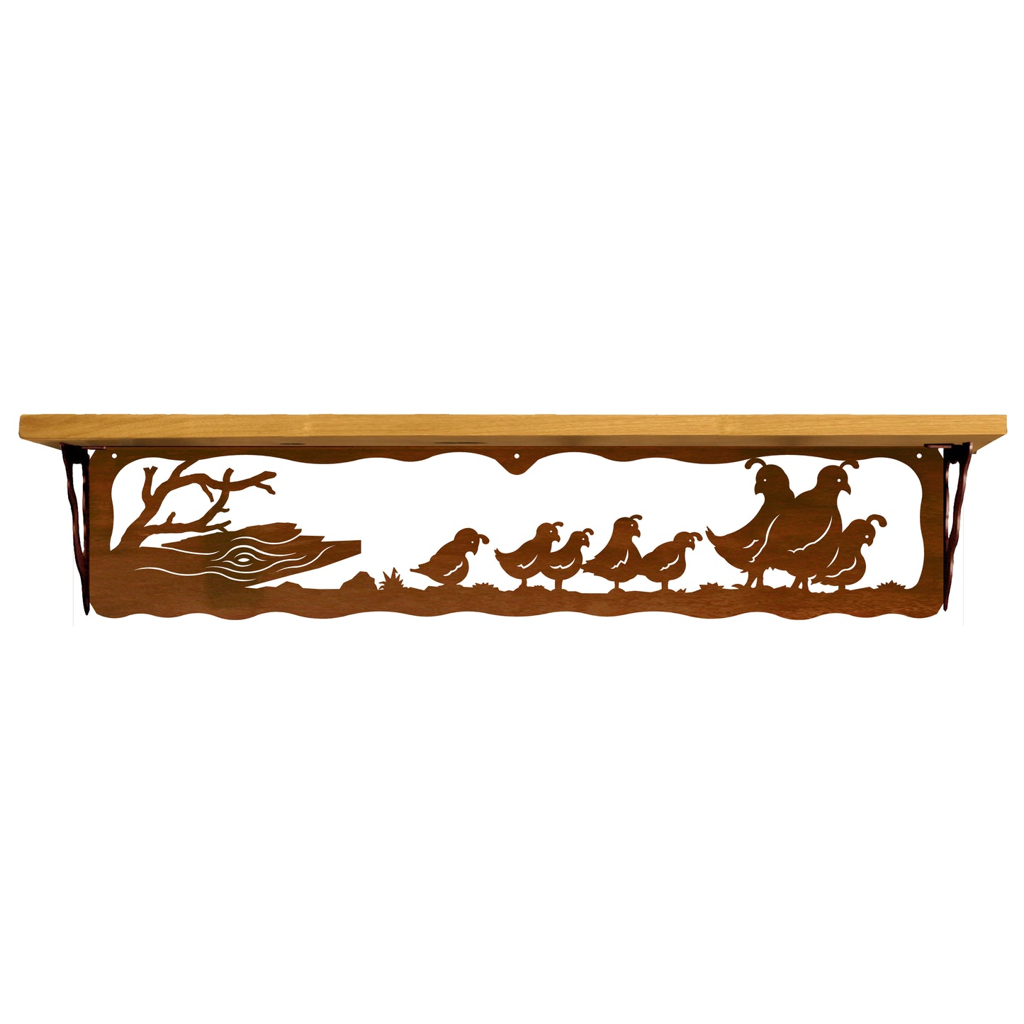 Quail Family 34" Shelf
