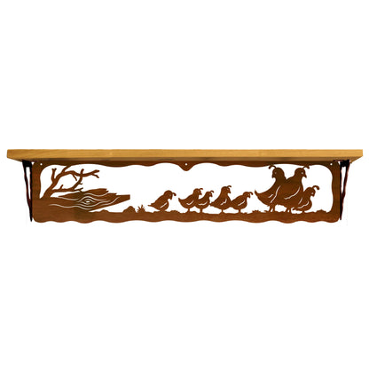 Quail Family 34" Shelf
