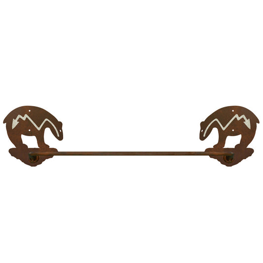 BA-8094 Fetish Bear Towel Bar Burnished