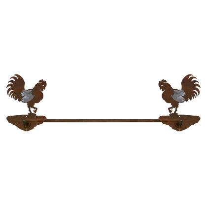 BA-8560 Rooster Towel Bar Burnished
