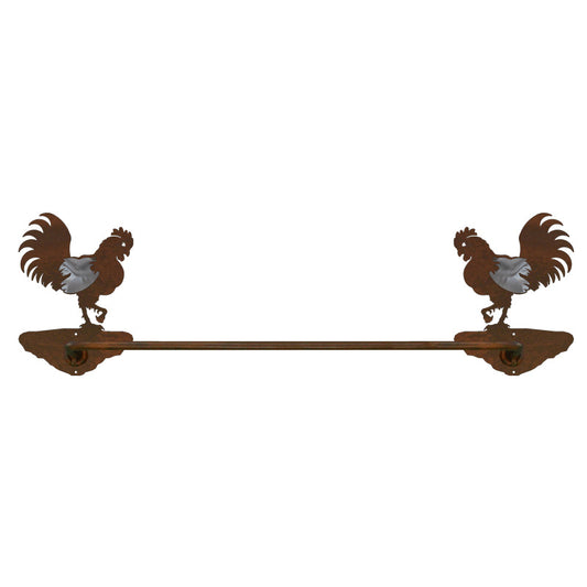 BA-8560 Rooster Towel Bar Burnished