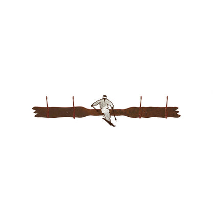 Skier Burnished Four Hook