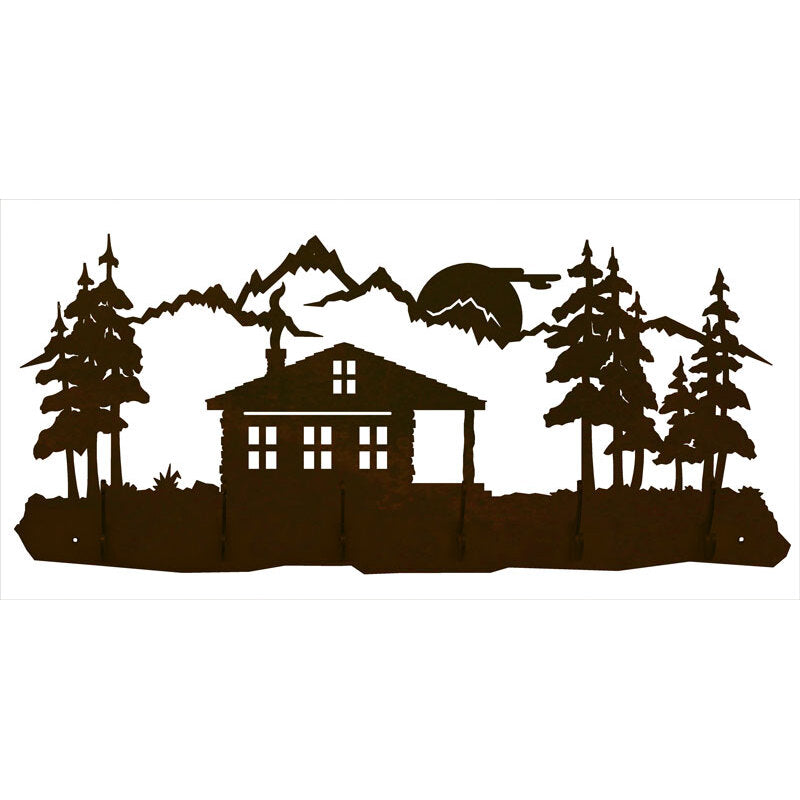 Cabin in the Pines Scenic Six Hook