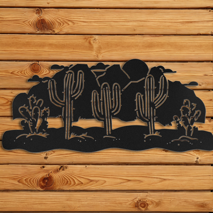 Cool Desert Scene Wall Art