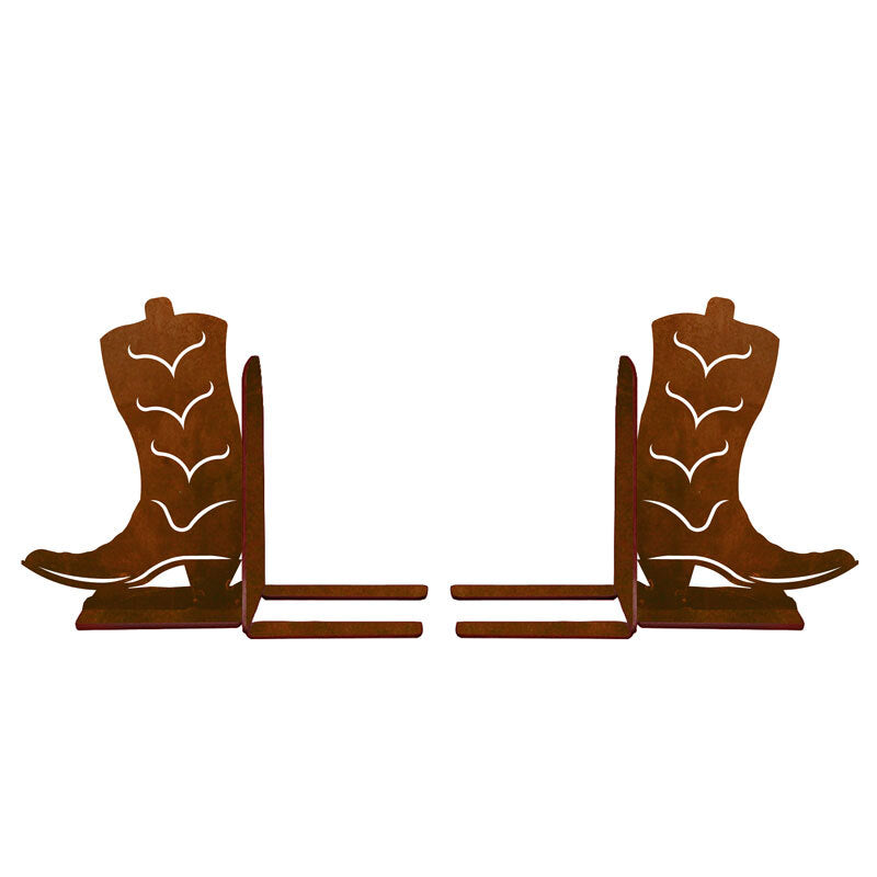 BE-5008 Cowboy Boot Book Ends