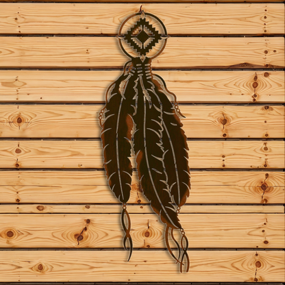 WA-3037 Feather #2 Wall Art - 30"