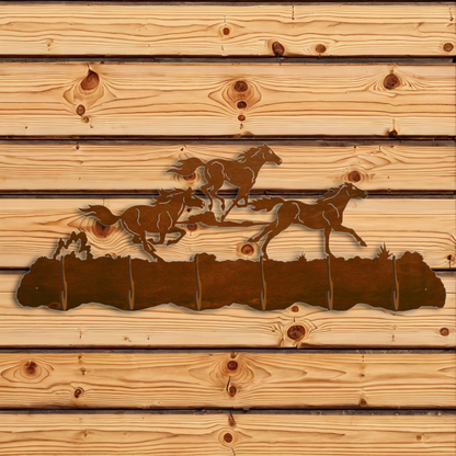 CH-5772 Wild Horses Scenic Six Hook