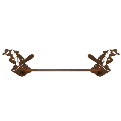 Snowboarder Hand Towel Bar